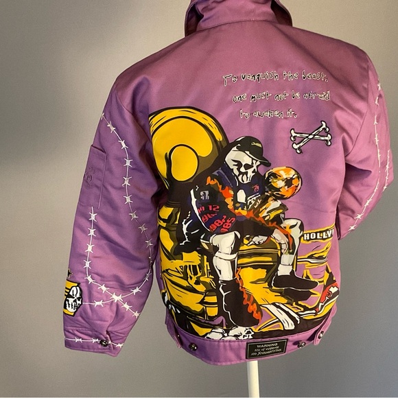 Brand X, Cute Goth, Pastel, LA Lakers Bomber Jacket - Picture 8 of 16